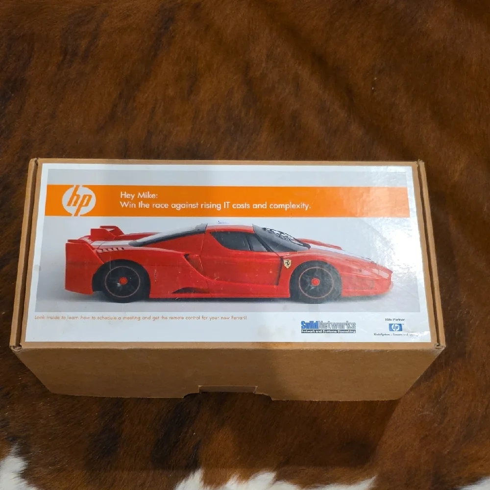 HP Promotional Remote Controlled Red Ferrari